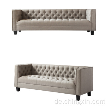 Wohnzimmer Sets European Style Tuffed Samt Chesterfield Sofa Sofa